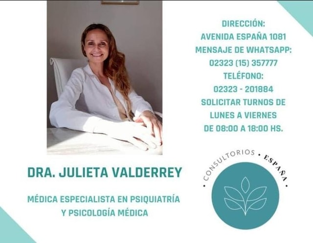 Foto de Julieta Valderrey, Psiquiatría